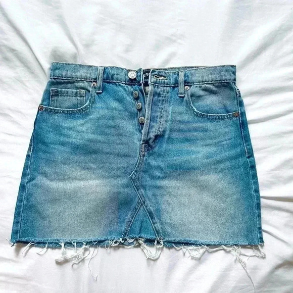 Aeropostale Jean High Rise Mini Skirt - Picture 1 of 4